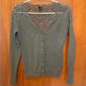 Sweater Cardigan button up size medium like NEW
